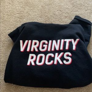 danny duncan “virginity rocks” sweatshirt size medium